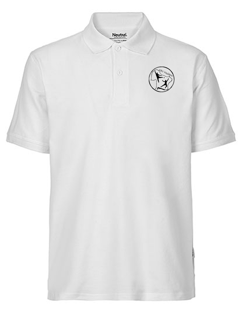 KBV Waddens Fan - Poloshirt Fairtrade Herren weiß