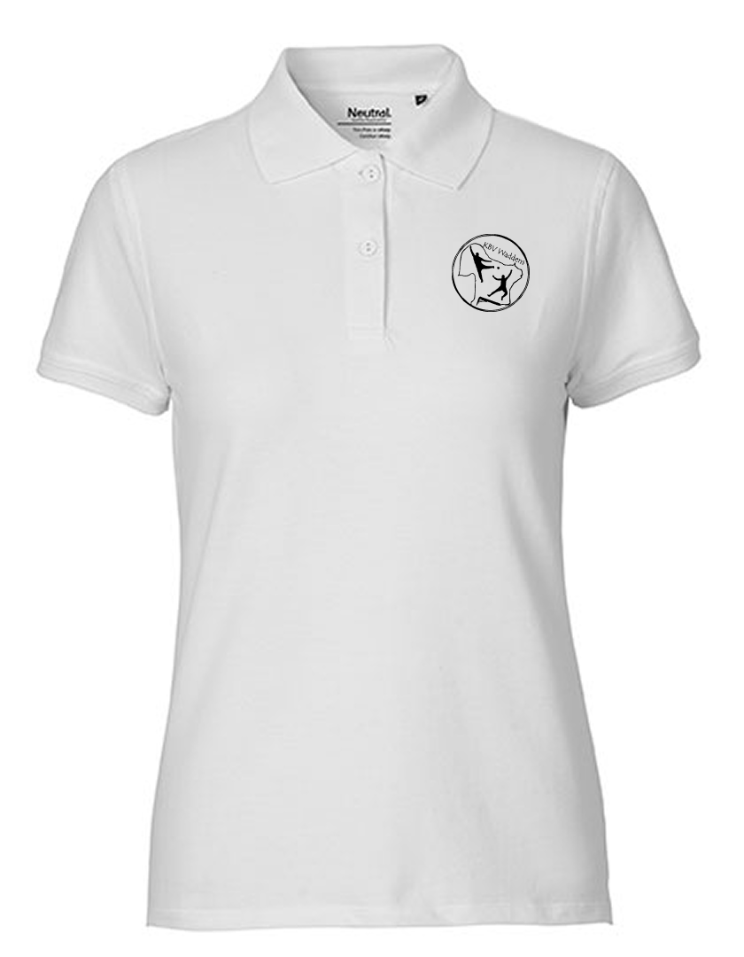 KBV Waddens Fan - Poloshirt Fairtrade Damen weiß
