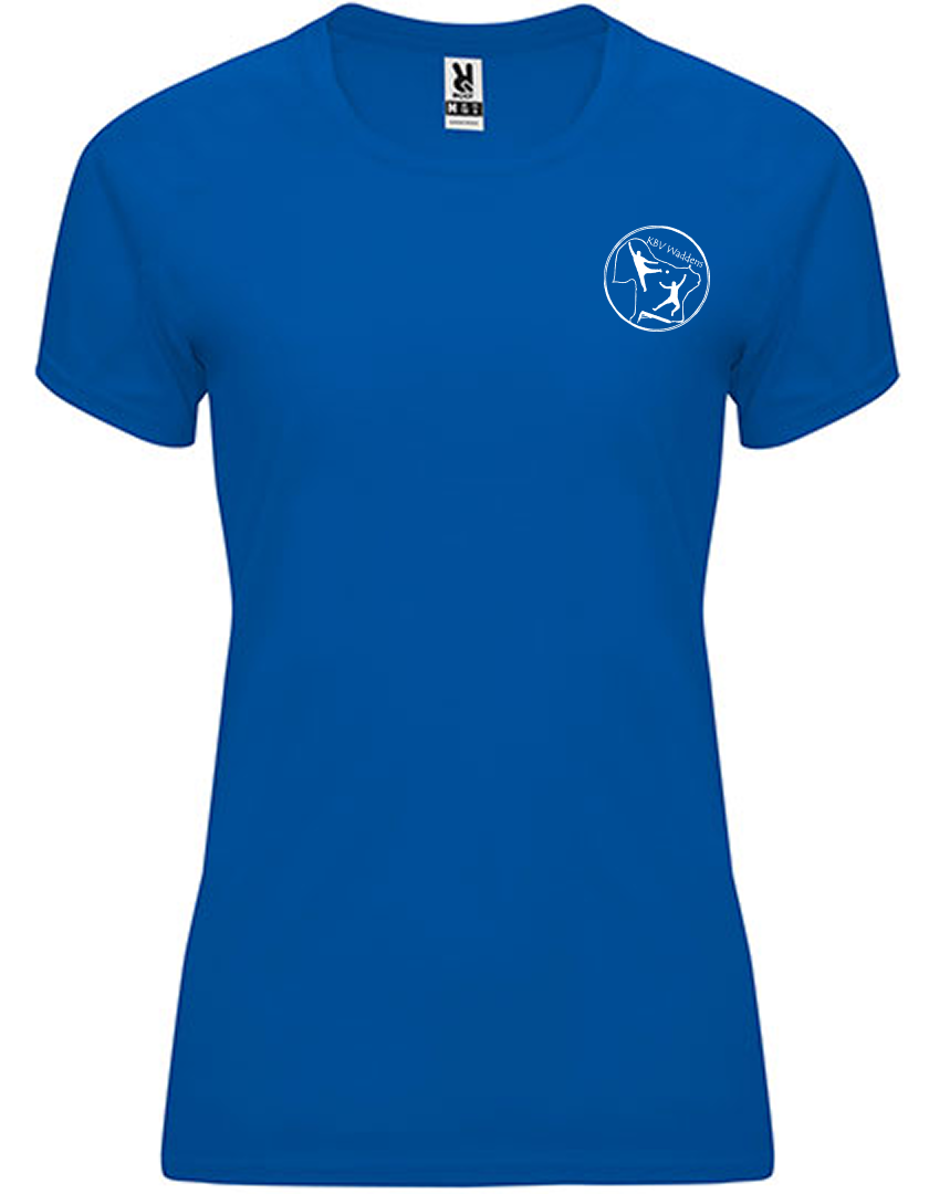 KBV Waddens Fan - Polyestershirt Damen blaumit logo