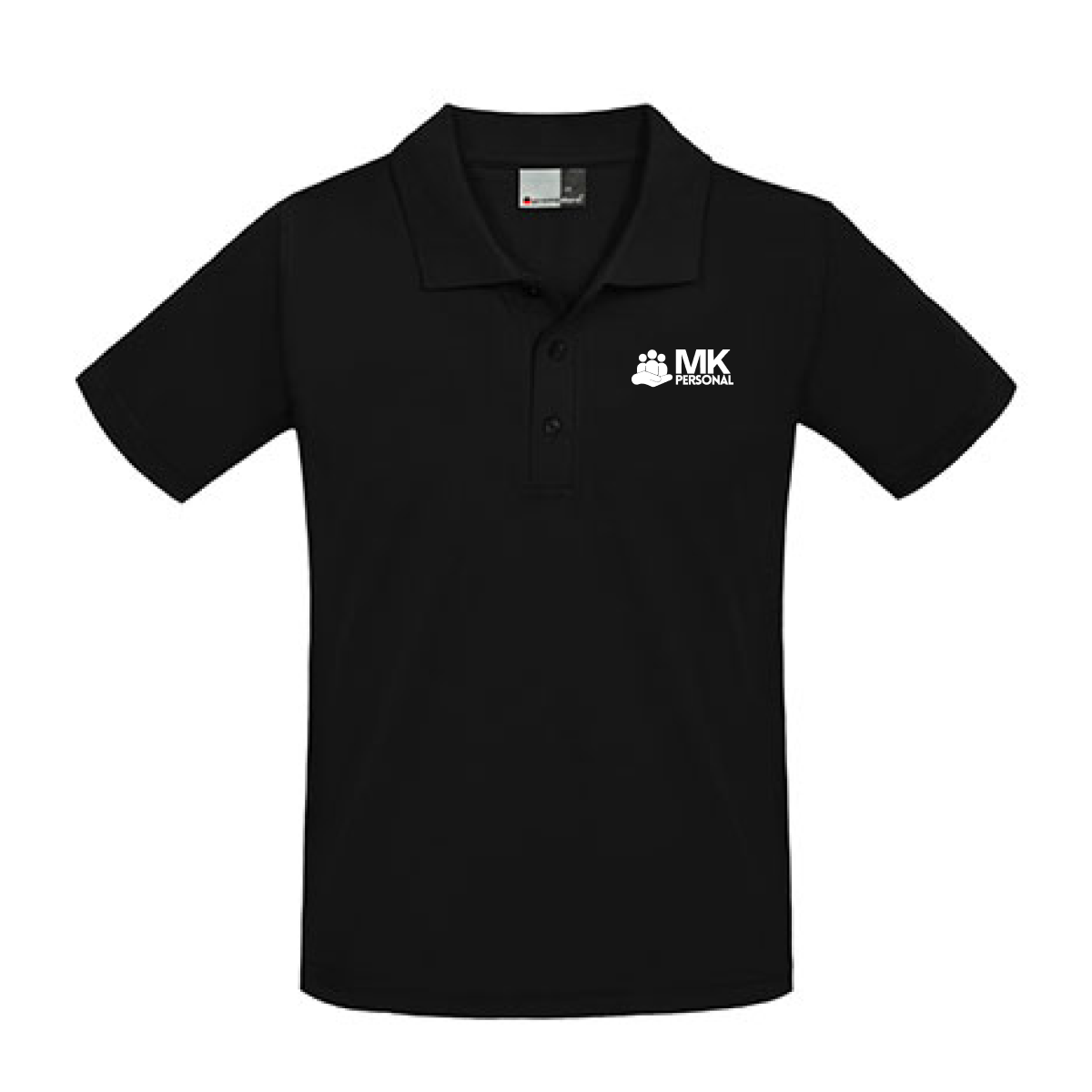 MK Personal Poloshirt Herren Schwarz (inkl. gesticktes Brust-Logo)