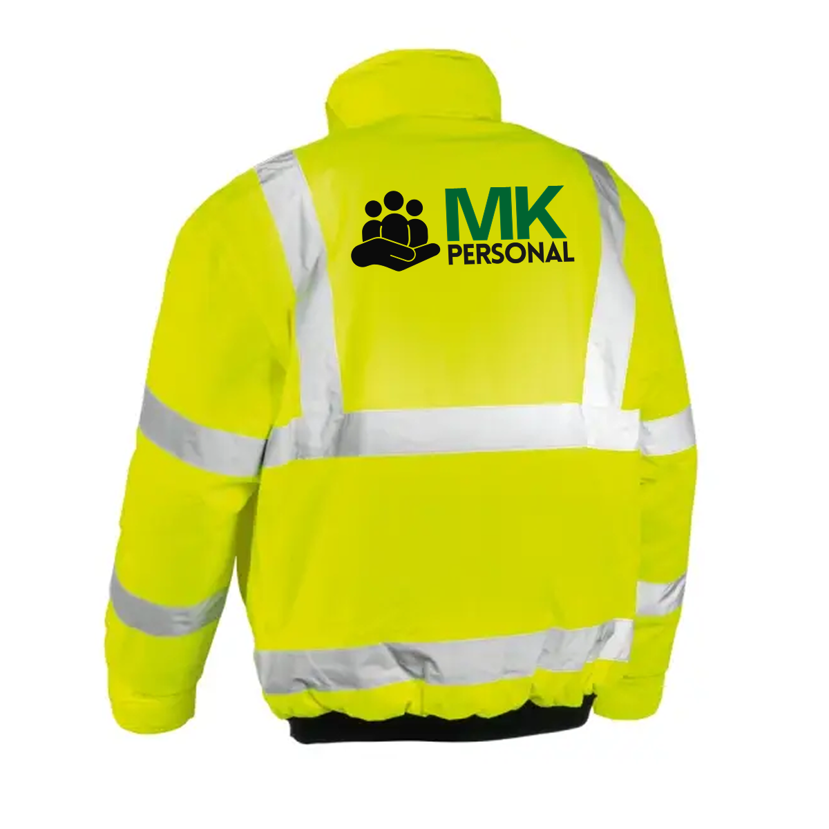 MK Personal Arbeitsjacke Warnschutz (inkl. Brust- und Rückenlogo)