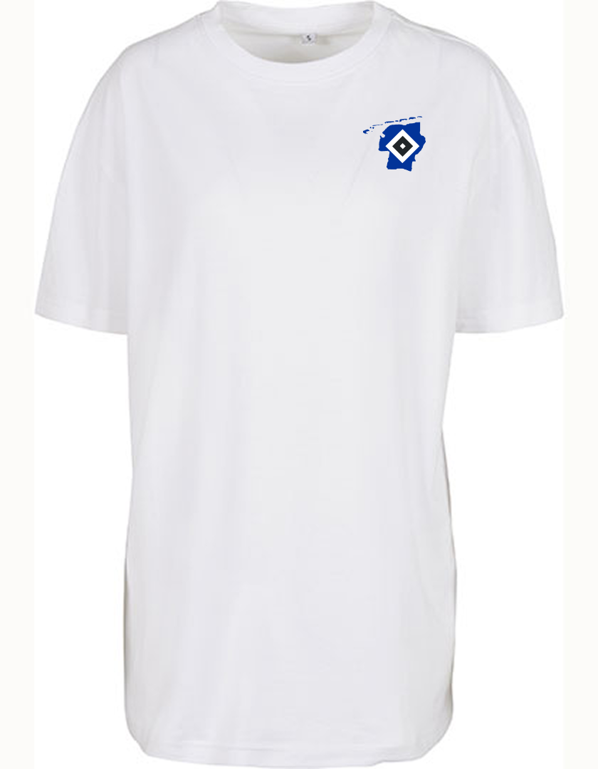 OFC PowerRaute Fresena Fan - T-Shirt oversize Damen weiß