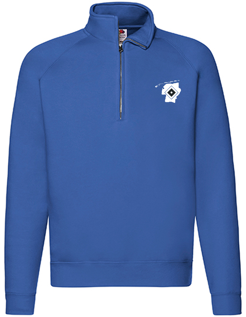 OFC PowerRaute Fresena Fan - Half Zip Sweat Herren blaumit logo
