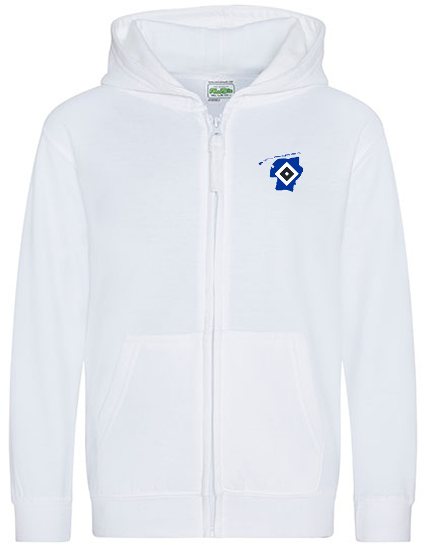 OFC PowerRaute Fresena Fan - Sweatjacke Kinder weiß