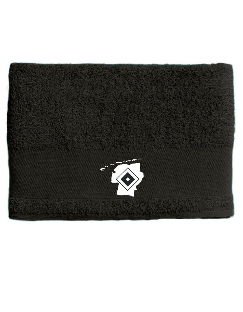 OFC PowerRaute Fresena Fan - Handtuch 50*100 schwarz