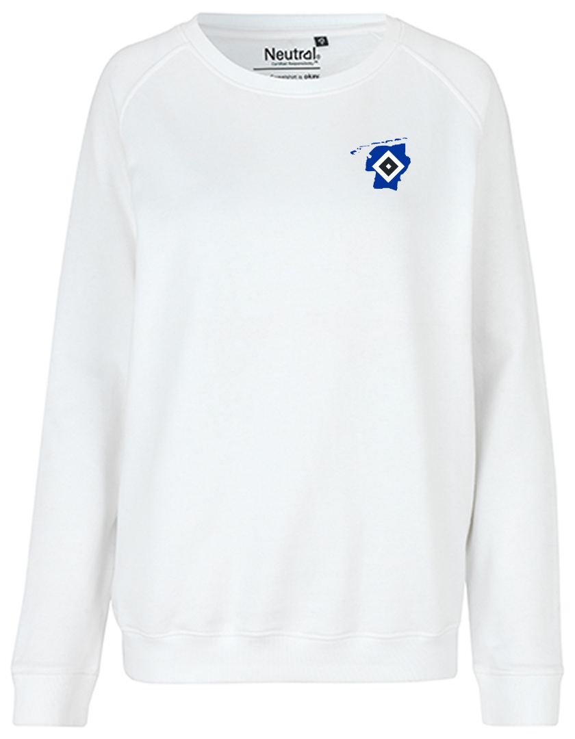 OFC PowerRaute Fresena Fan - Sweatshirt Fairtrade Damen weiß