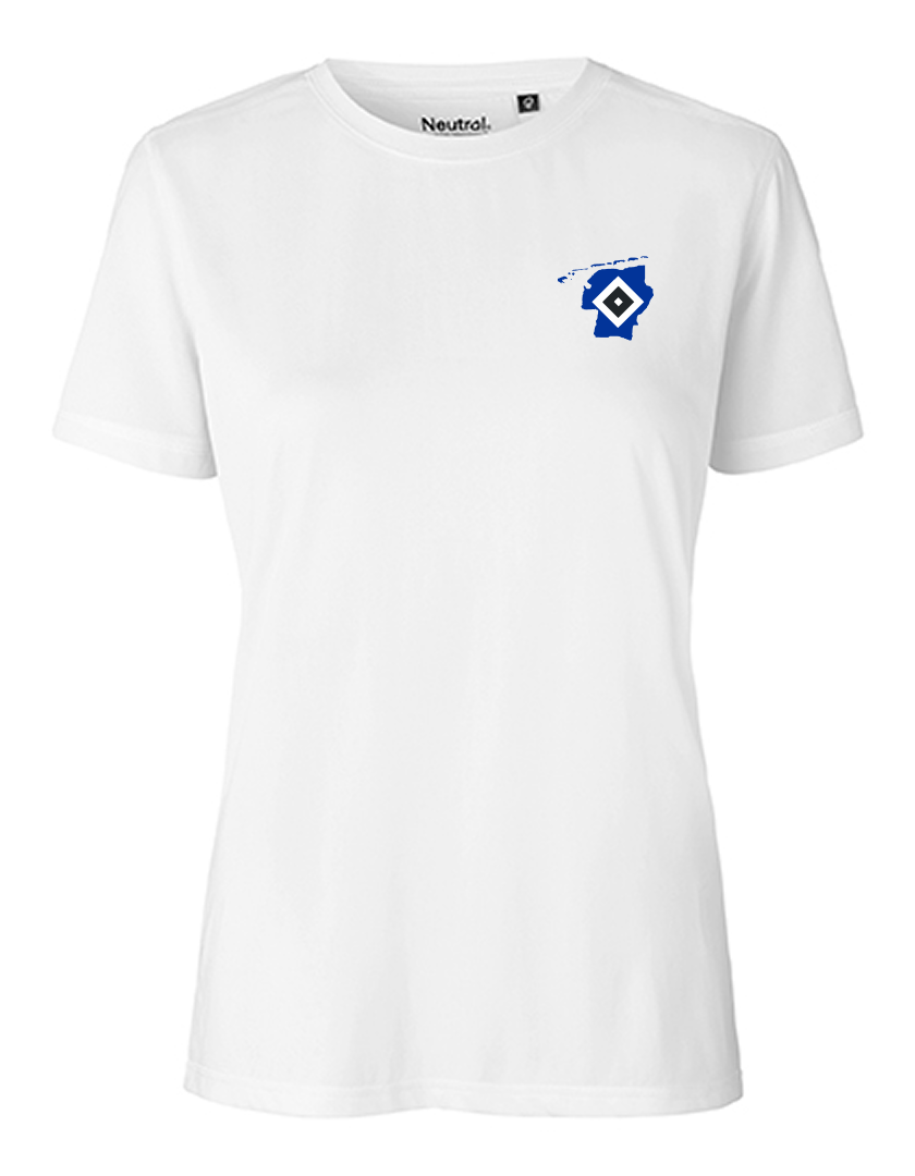 OFC PowerRaute Fresena Fan - Polyestershirt Fairtrade Damen weiß