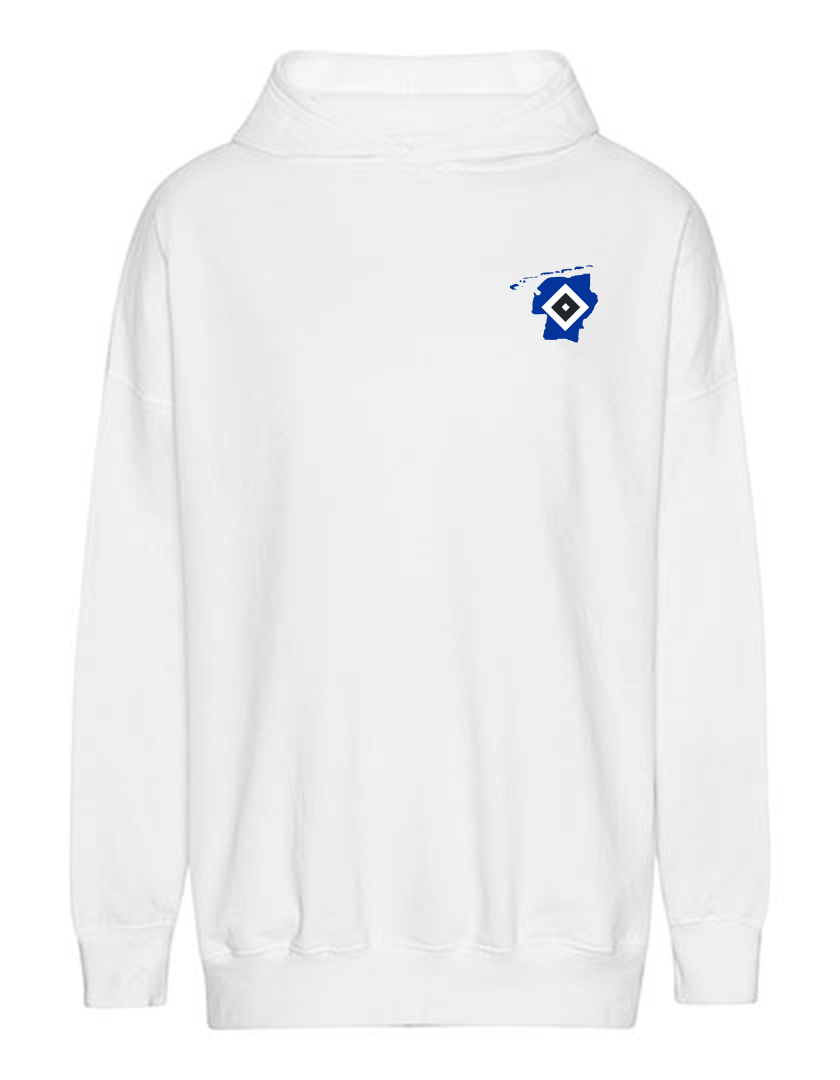 OFC PowerRaute Fresena Fan - Hoodie oversize Herren weiß