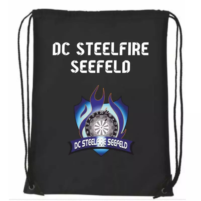 DC Steelfire Seefeld Fan Turnbeutel Schwarz