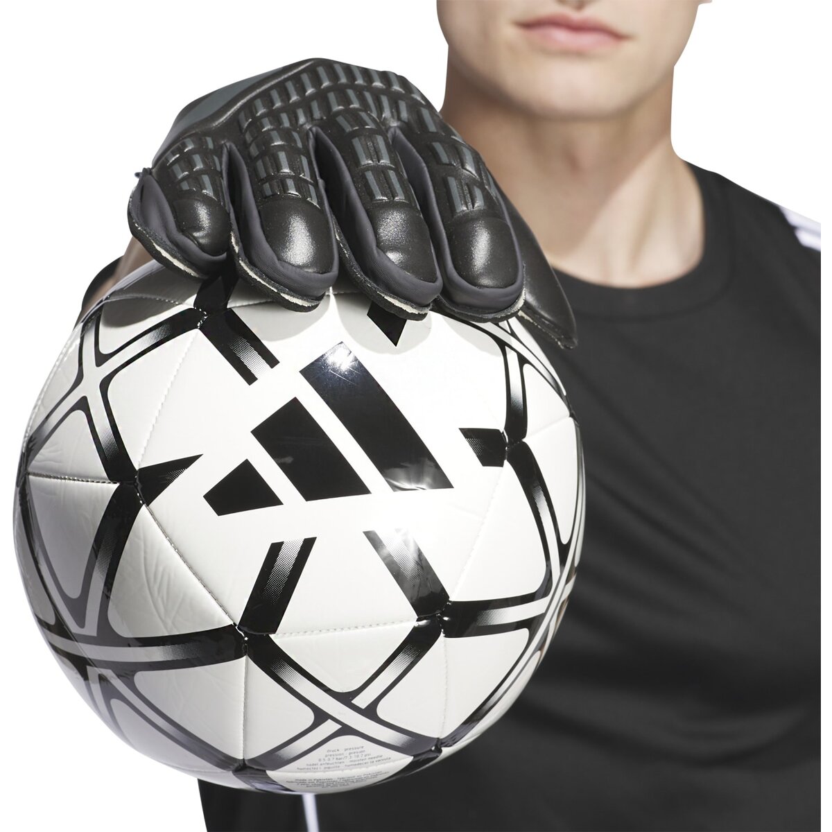 ADIDAS Predator Handschuhe Match Fingersave Unisex Schwarz