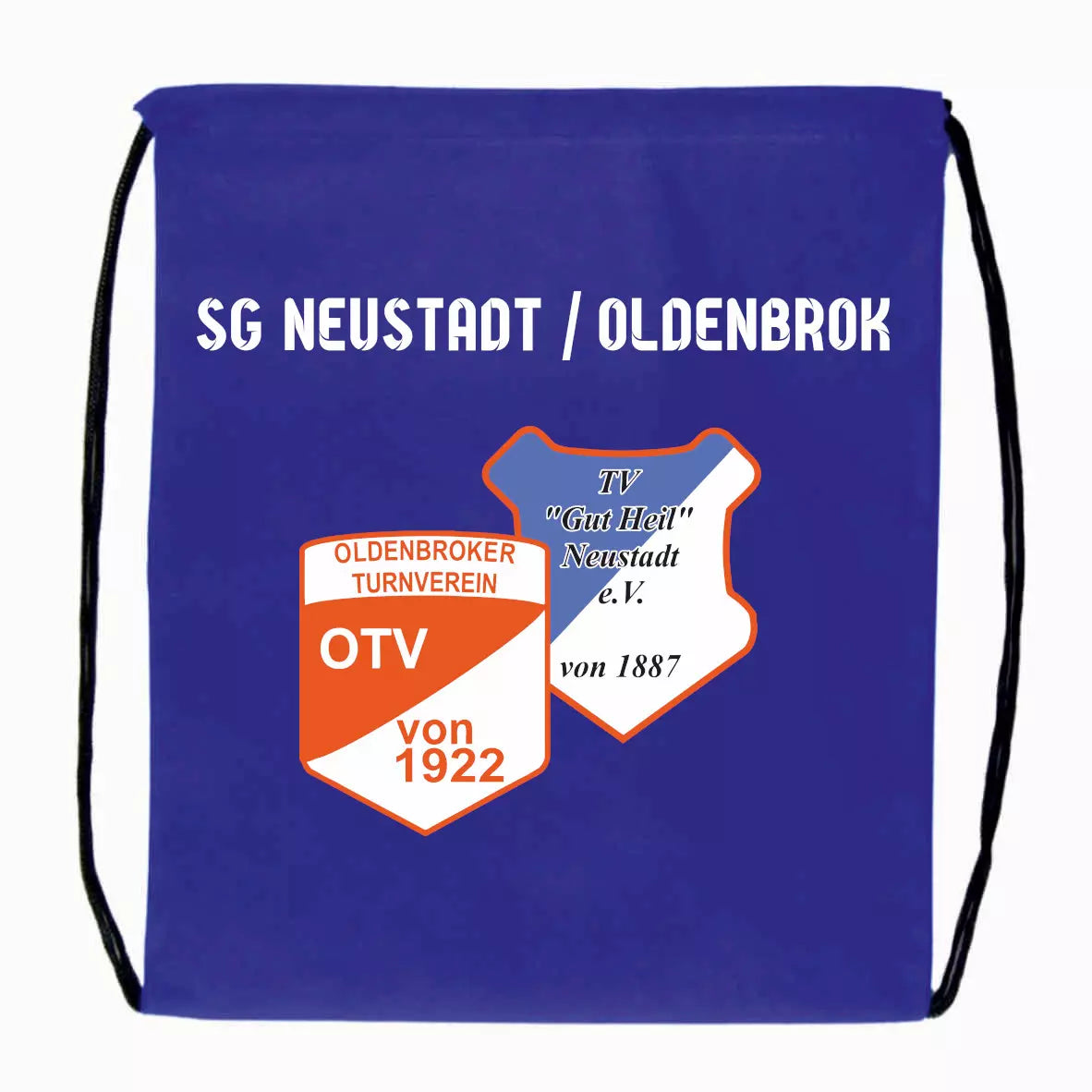 SG Neustadt Oldenbrok Fan Turnbeutel Blau