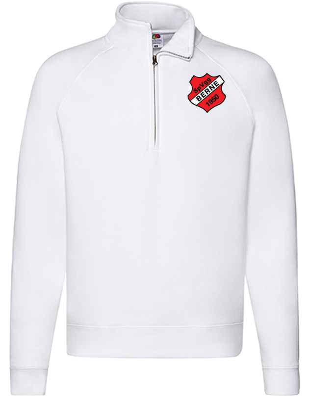 SVG Berne Fan - Half Zip Sweat Herren weiß
