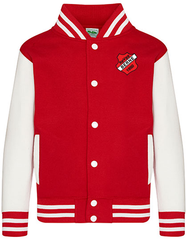 SVG Berne Fan - Collegejacke Kinder rot