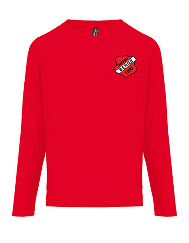 SVG Berne Fan - Longsleeve Damen rot