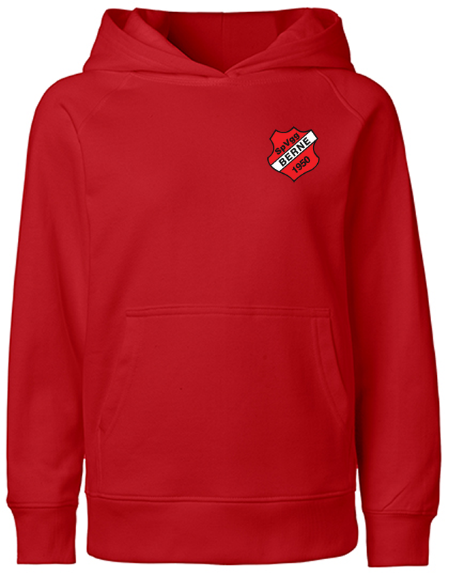 SVG Berne Fan - Hoodie Fairtrade Kinder rot