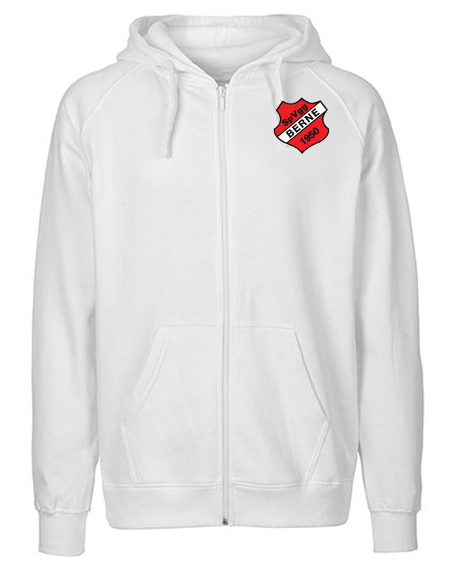 SVG Berne Fan - Sweatjacke Fairtrade Herren weiß