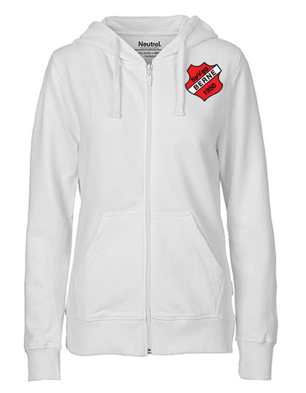 SVG Berne Fan - Sweatjacke Fairtrade Damen weiß