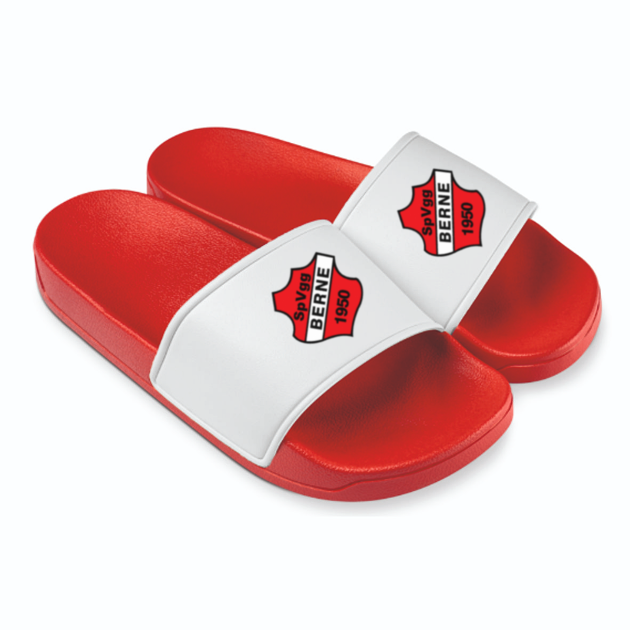 SVG Berne Fan - Badelatschen rot
