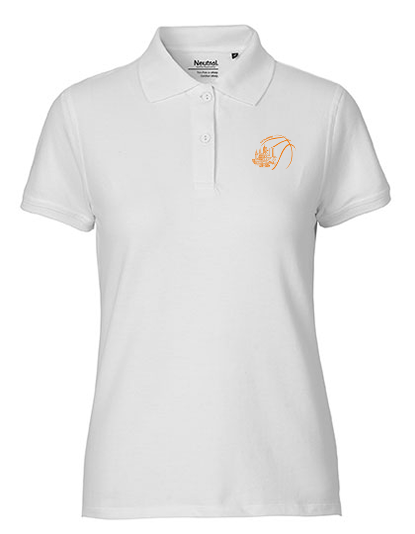 SV Brake Basketball Fan - Poloshirt Fairtrade Damen weiß