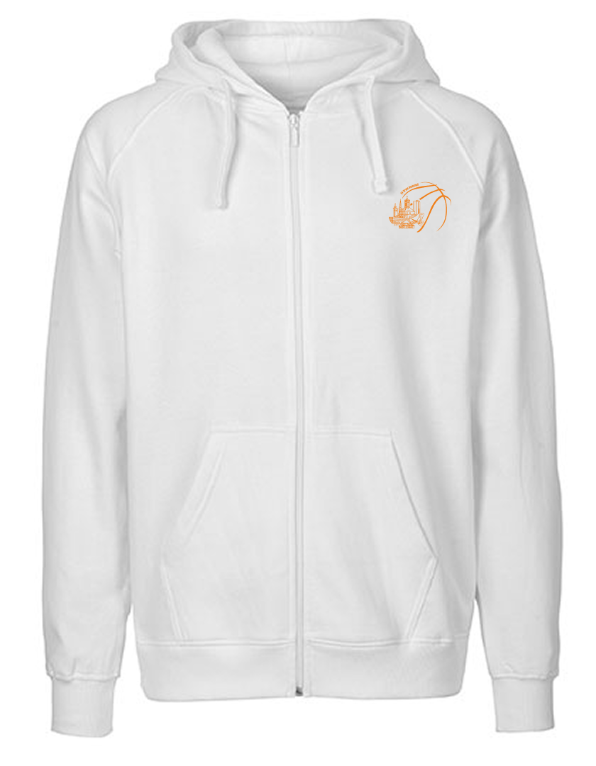 SV Brake Basketball Fan - Sweatjacke Fairtrade Herren weiß