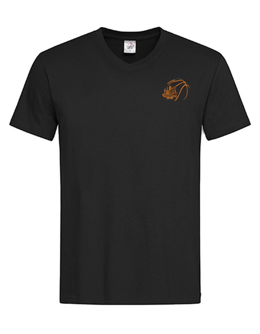 SV Brake Basketball Fan - T-Shirt V-Ausschnitt Herren schwarz