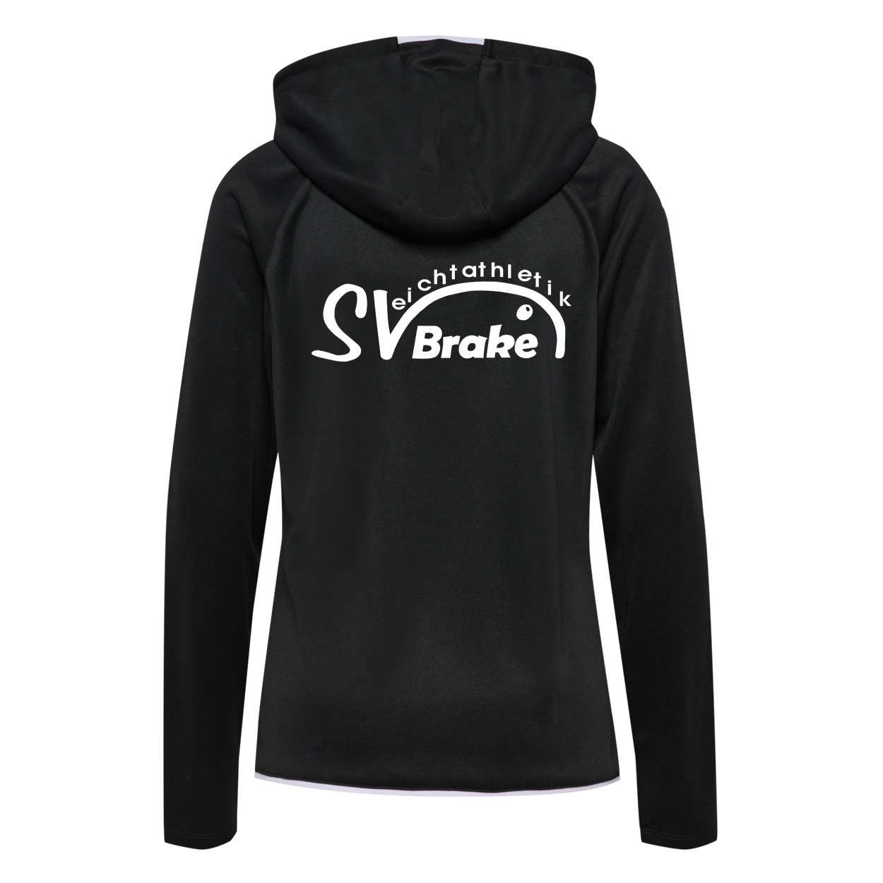 SV Brake Leichathletik Lauffeuer Zip Hoodie Damen Logo hinten