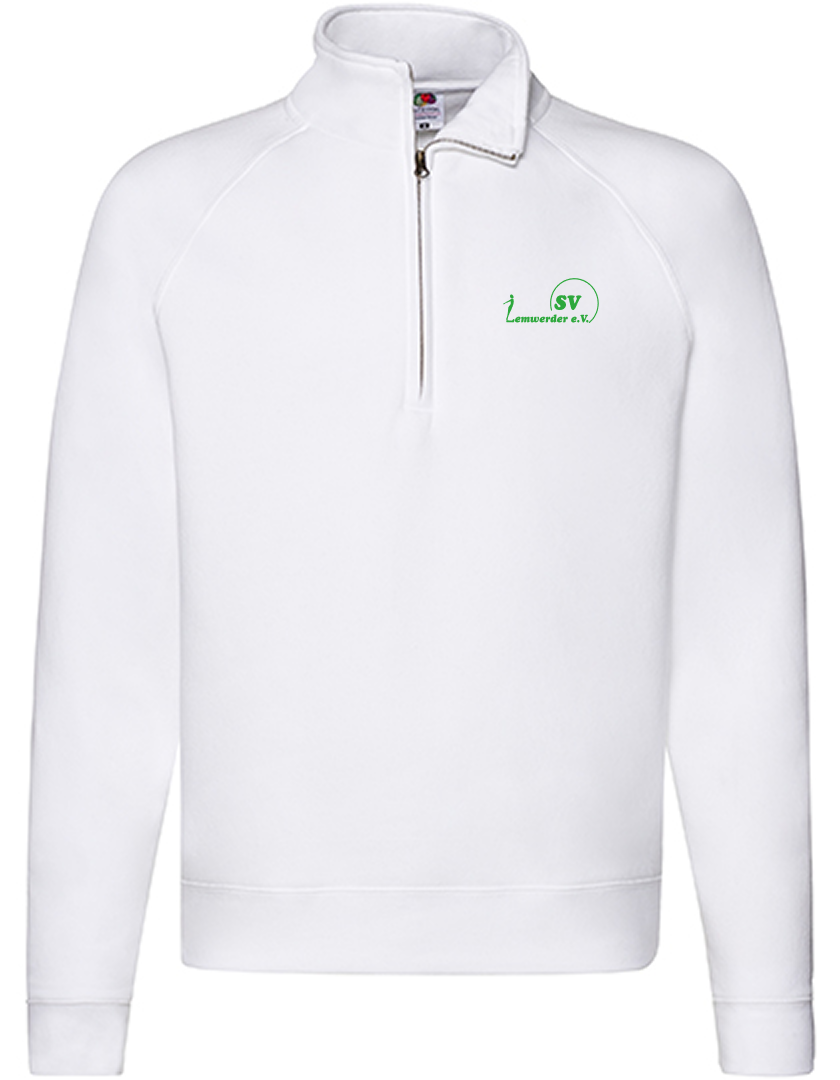 SV Lemwerder Fan - Half Zip Sweat Herren weiß