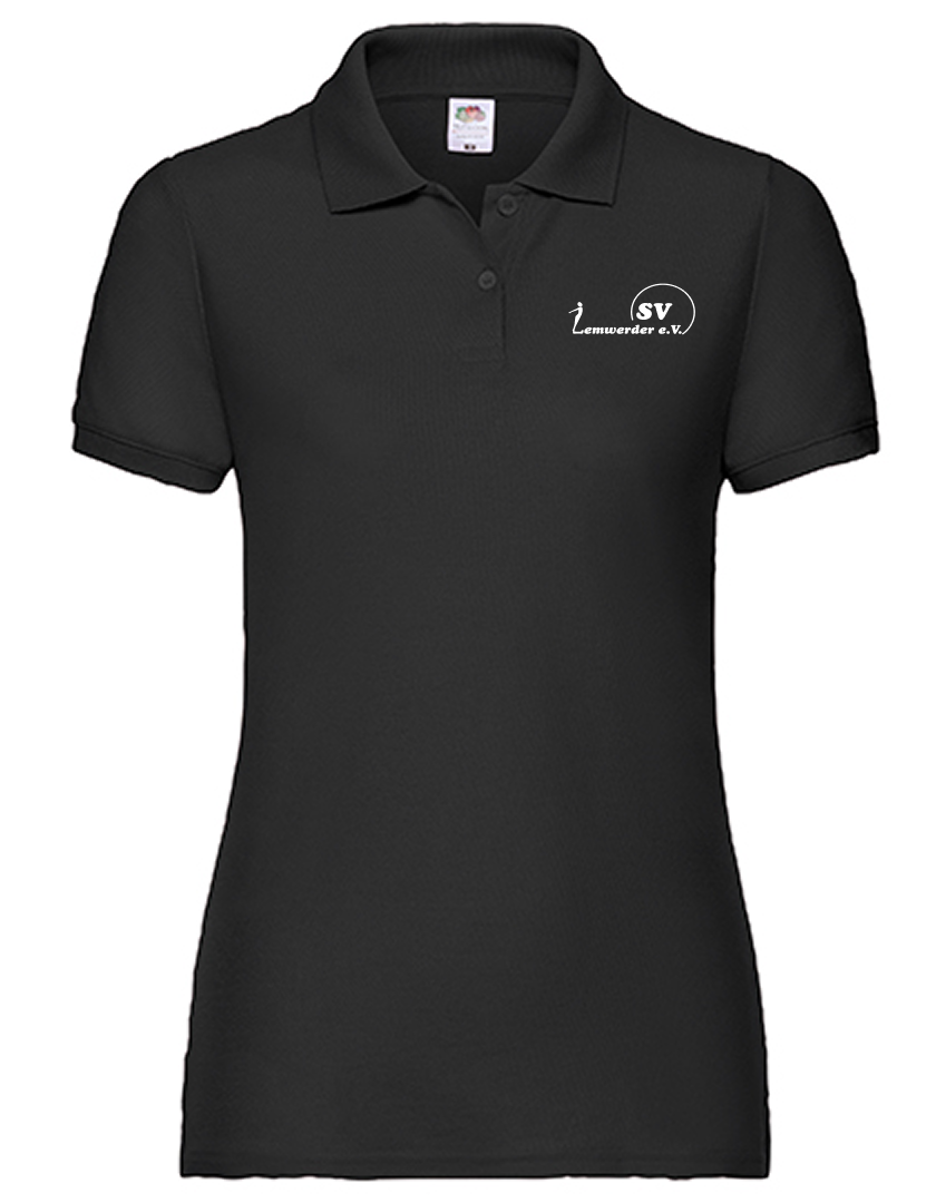 SV Lemwerder Fan - Poloshirt Damen schwarz