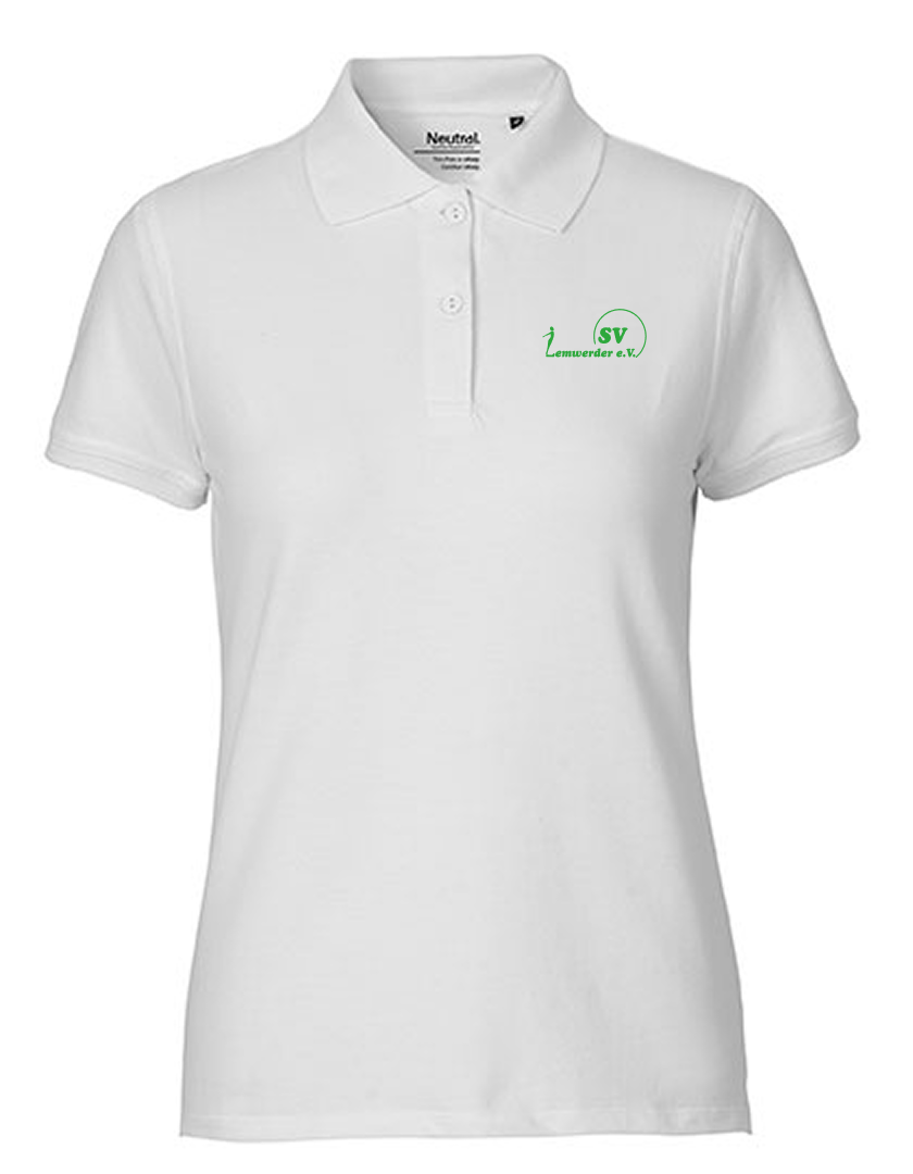SV Lemwerder Fan - Poloshirt Fairtrade Damen weiß