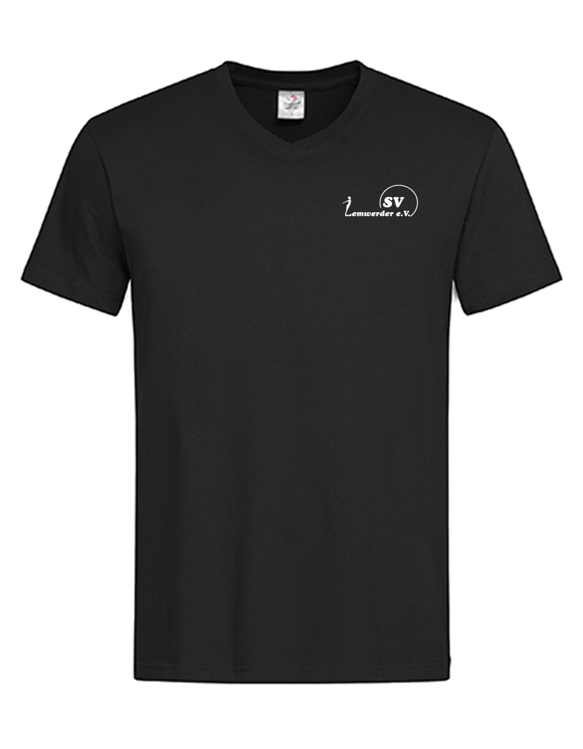 SV Lemwerder Fan - T-Shirt V-Ausschnitt Herren schwarz
