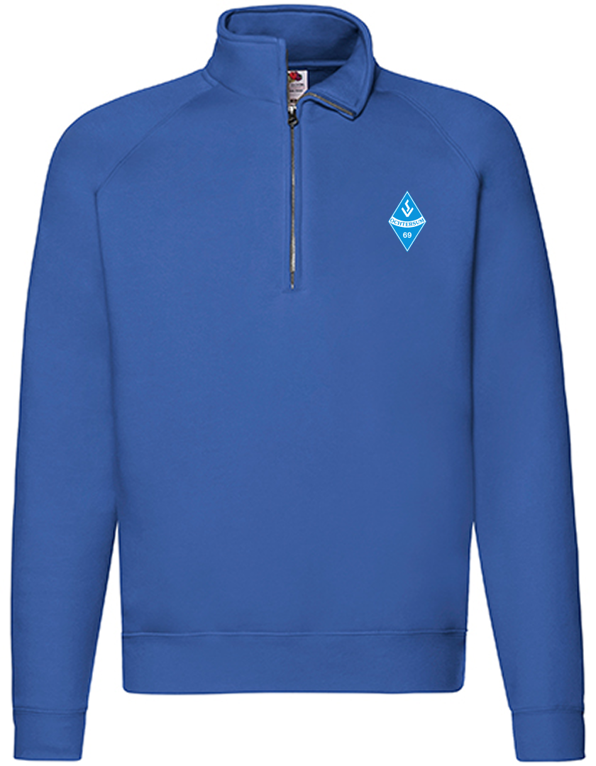 SV Ochtersum Fan - Half Zip Sweat Herren blaumit logo