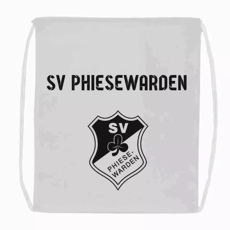 SV Phiesewarden Fan Turnbeutel Weiß