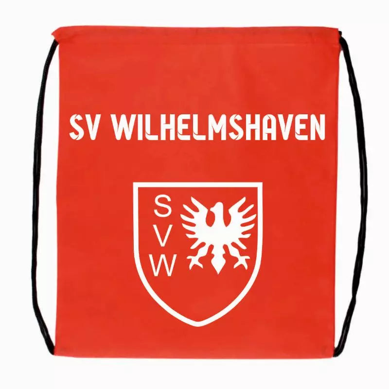SV Wilhelmshaven Fan Turnbeutel Rot