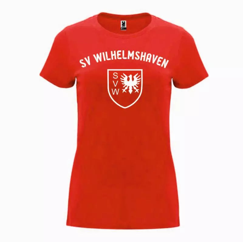 SV Wilhelmshaven Fan Shirt Goal Damen Rot