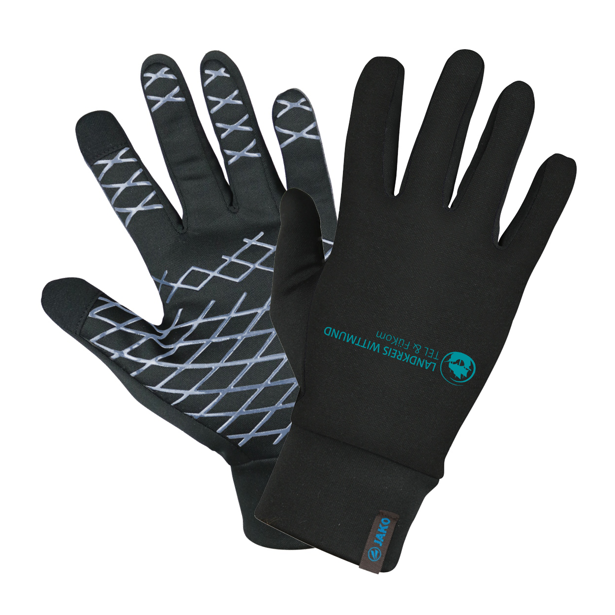 TEL Fükom Wittmund Feldspielerhandschuhe Funktion Warm Herren Schwarz