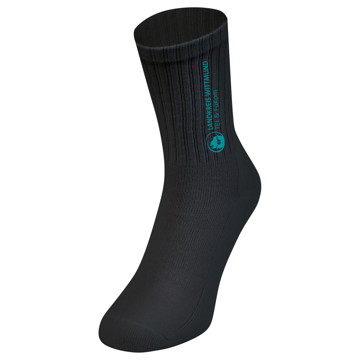 TEL Fükom Wittmund Sportsocken lang 3er Pack Herren Schwarz