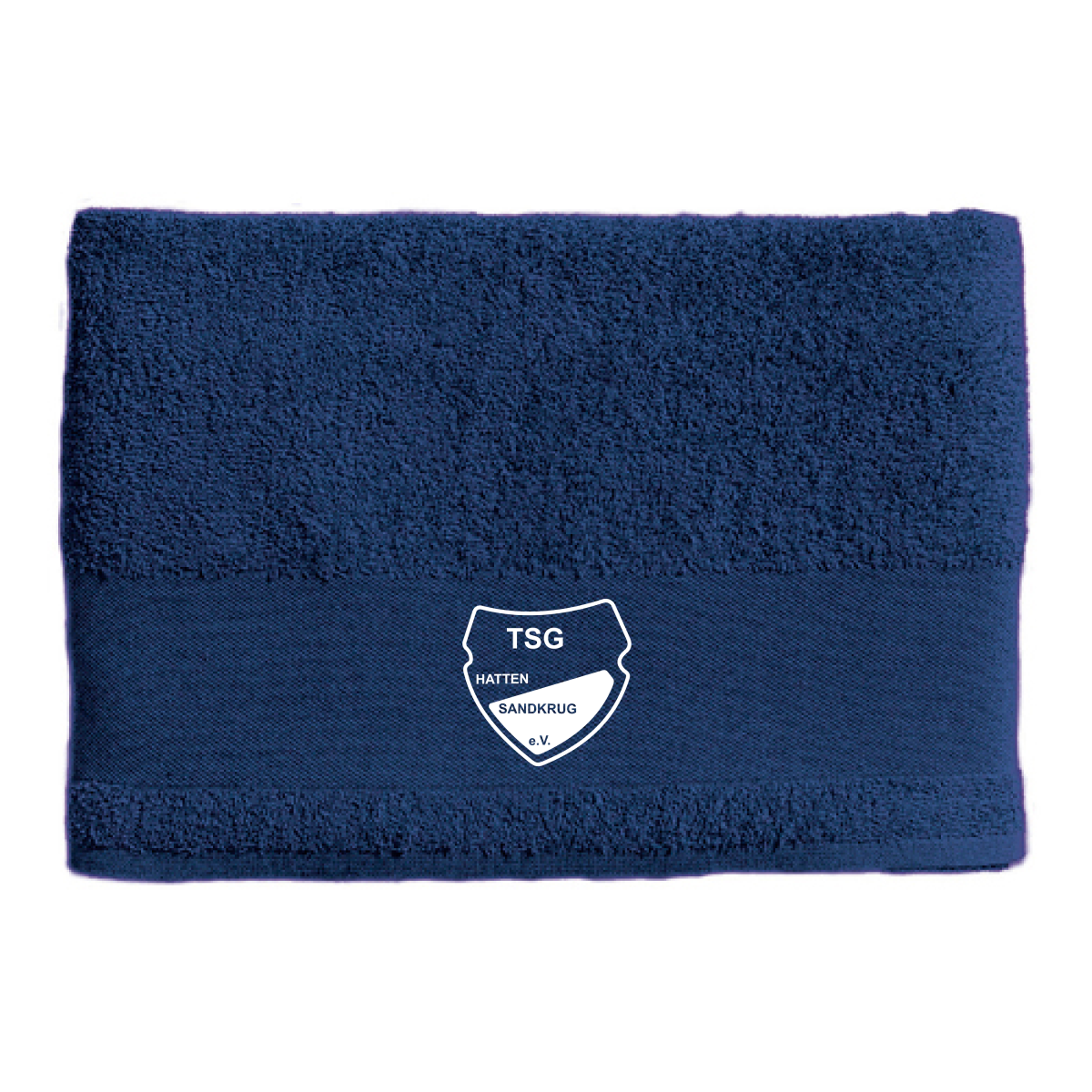 TSG Hatten Sandkrug Fan Duschtuch Blau