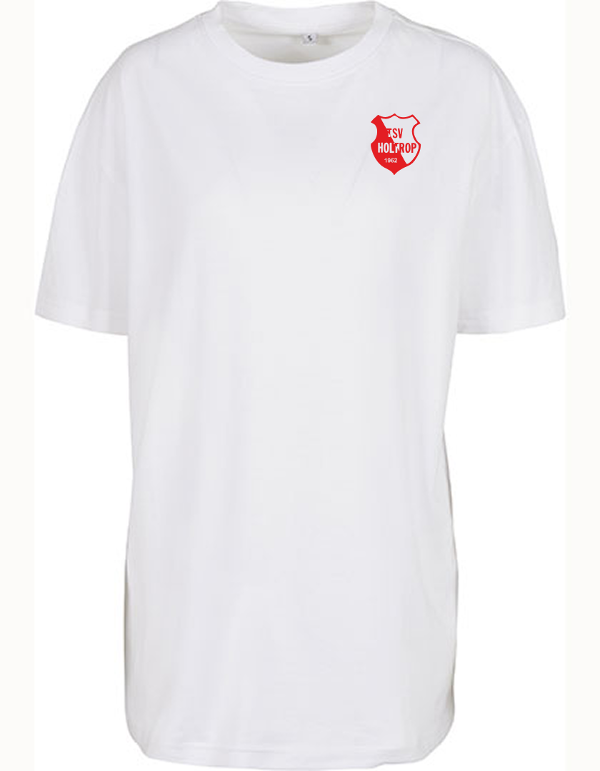 TSV Holtrop Fan - T-Shirt oversize Damen weiß