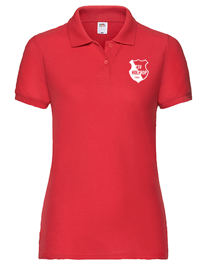 TSV Holtrop Fan - Poloshirt Damen rot
