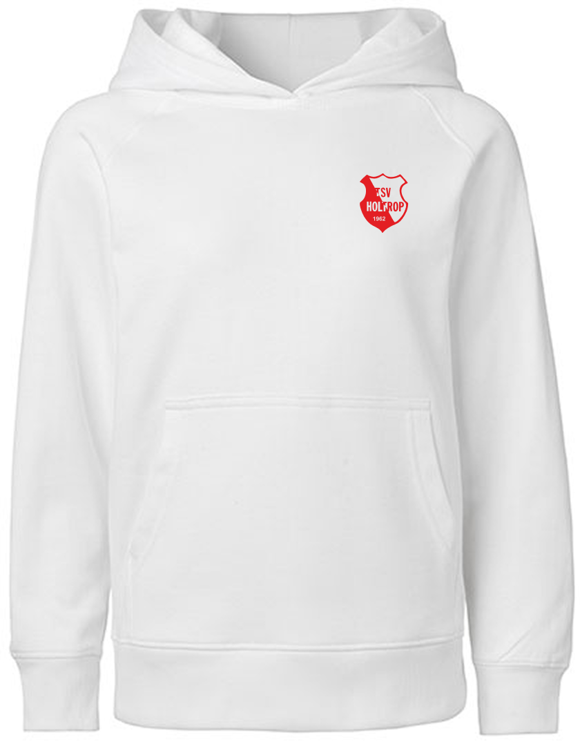 TSV Holtrop Fan - Hoodie Fairtrade Kinder weiß