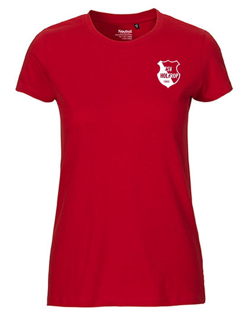 TSV Holtrop Fan - T-Shirt Fairtrade Damen rot