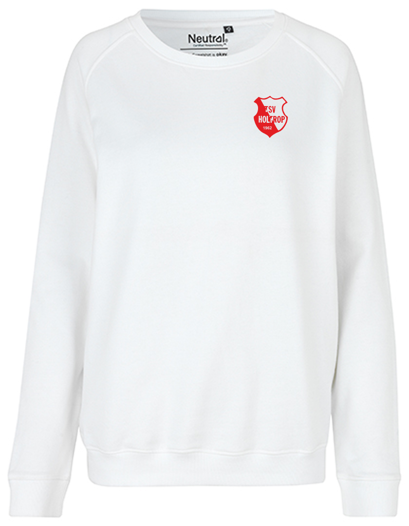 TSV Holtrop Fan - Sweatshirt Fairtrade Damen weiß