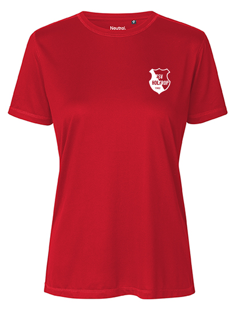 TSV Holtrop Fan - Polyestershirt Fairtrade Damen rot