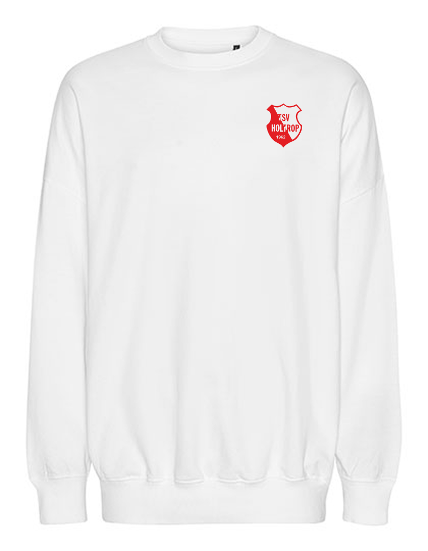 TSV Holtrop Fan - Sweatshirt oversize Herren weiß