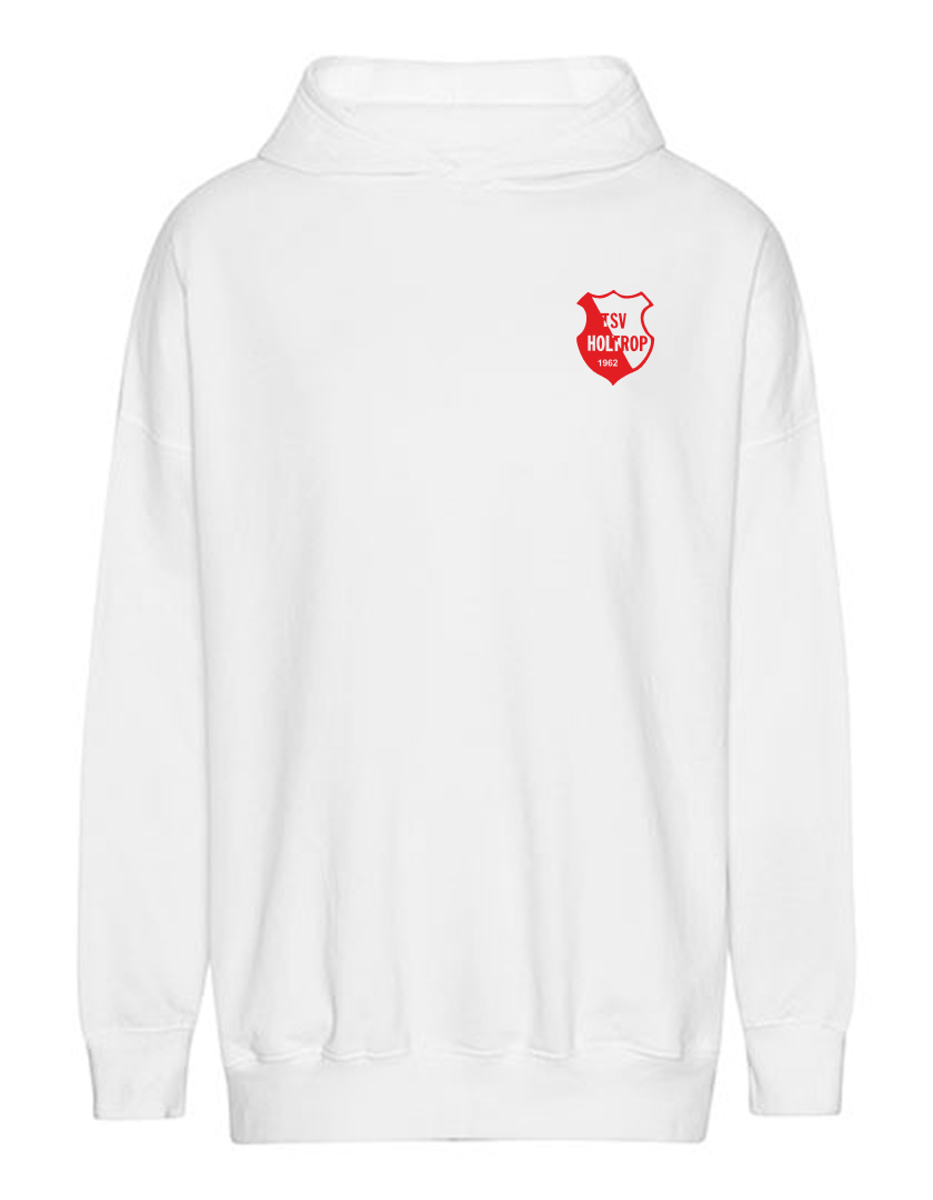 TSV Holtrop Fan - Hoodie oversize Herren weiß