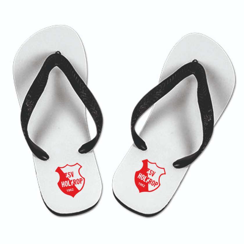 TSV Holtrop Fan - Flip Flops weiß