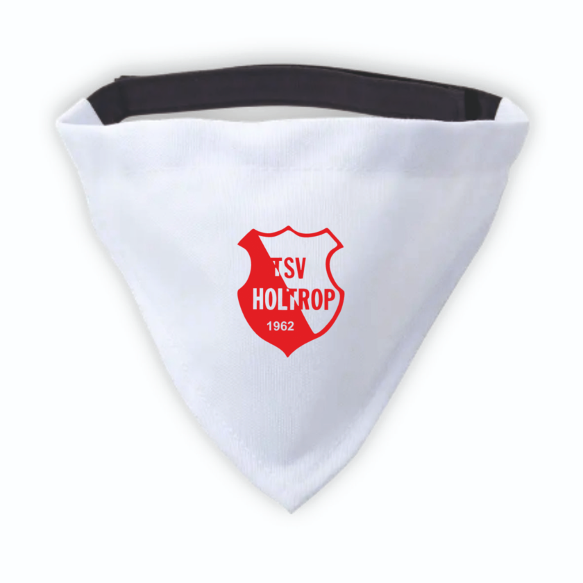 TSV Holtrop Fan - Hundehalstuch weiß