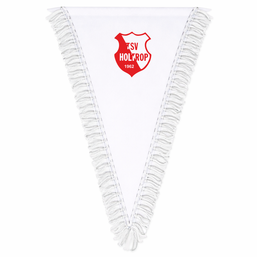 TSV Holtrop Fan - Wimpel 23*29 weiß