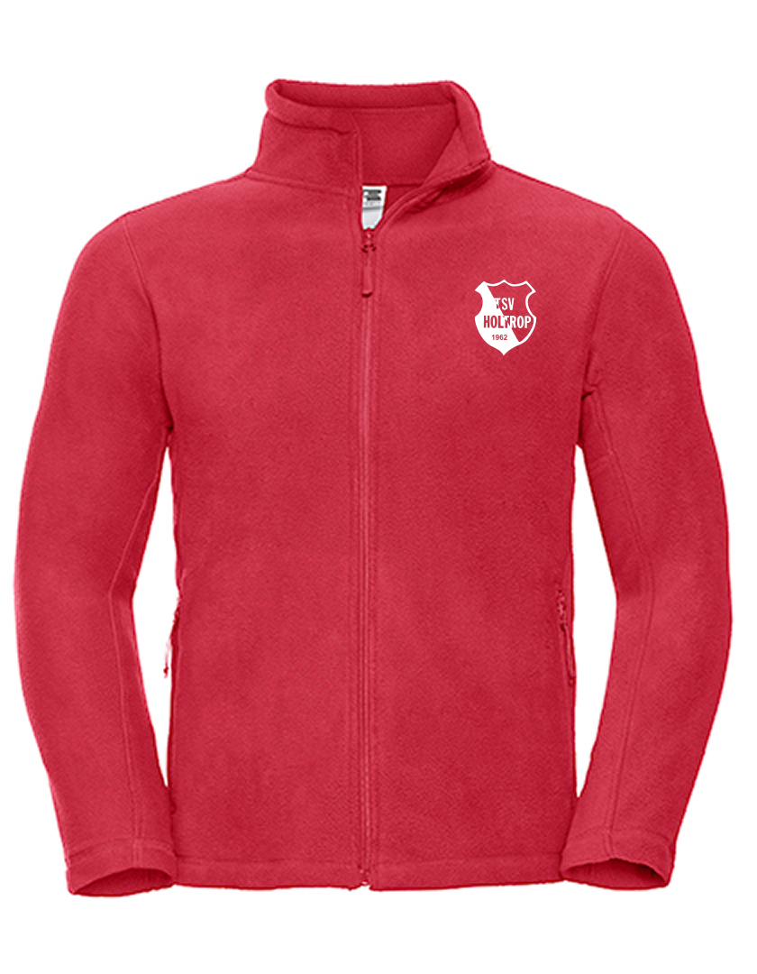 TSV Holtrop Fan - Fleecejacke Herren rot