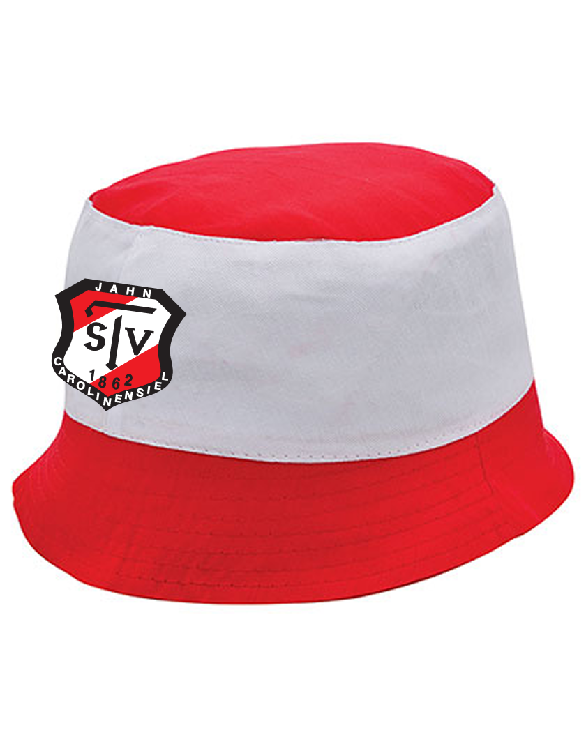 TSV Jahn Carolinensiel Fan - Fischerhut weiß rot